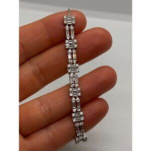 925 STERLING SILVER CZ BRACELET